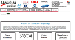 Desktop Screenshot of landmark-systems.com
